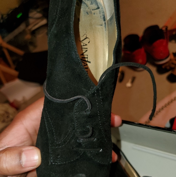 Black Suede boots - Picture 4 of 4